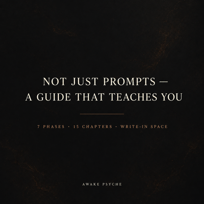 Shadow Work Journal + Prompts