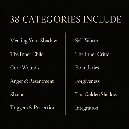 Shadow Work Journal + Prompts