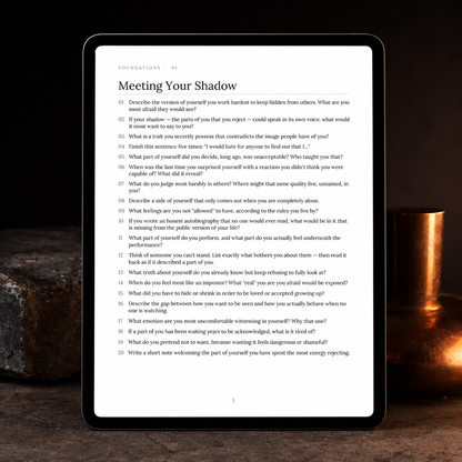 Shadow Work Journal + Prompts